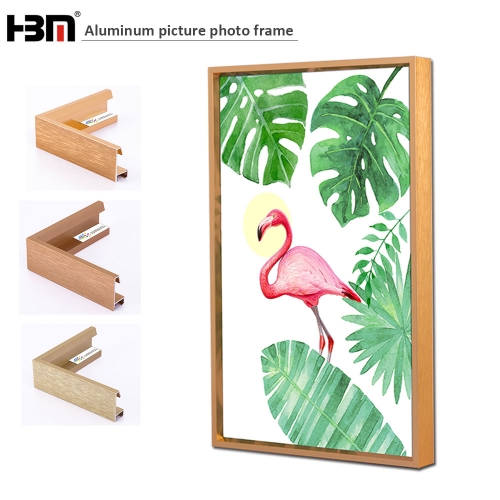 Family Gold/white color aluminum picture photo frame for wholesale