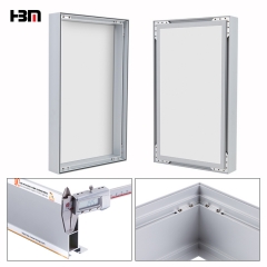 aluminium profile manufacturers fabric light box frame