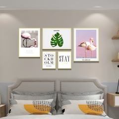 Wall mount picture display frame aluminum photo frame mouldings for phot frame wholesale