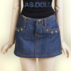 1/3 girl Denim short skirt