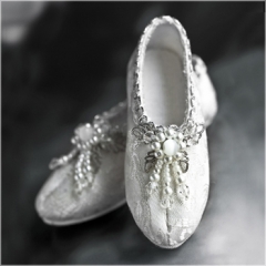 1/3 Antique silver shoes