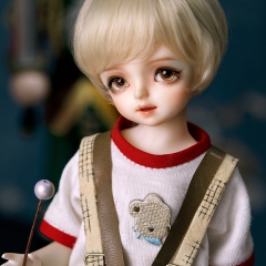 1/6 BB light blond angel hairstyle wig