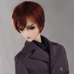 70+ Male Fashion Leather Coat(Gray & Purple Color)