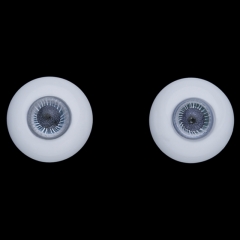 16mmグラスアイ/(虹彩)ブルー－ホワイトライン(瞳孔)パープルラメ