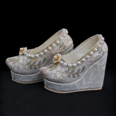 1/3 Ancient style wedge shoes-Ruyu