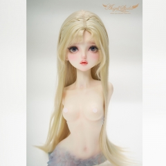 1/3 Scale long wig with hemi cut/Moonlight blonde