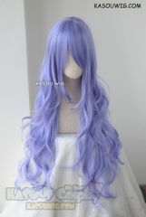 L-3 / KA056 pastel Lavender long layers loose waves cosplay wig . heat-resistant fiber