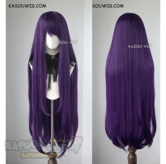 DDLC Doki Doki Literature Club Yuri long straight purple cosplay wig SP37