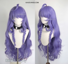League of Legends Spirit Blossom Kindred 100cm long cool-toned purple wavy cosplay wig
