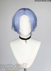 SK8 the Infinity Langa middle parting blue bob wig