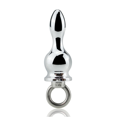 Bead Anal Plug with pull rings Aluminum Alloy anal toys