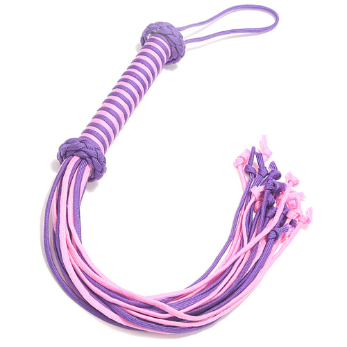 Floggers and Whips With Braided Handle Flogger