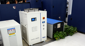 五軸聯動鐳射切管機冷卻,當然選S&A特域CWFL-3000工業冷水機