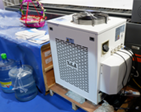 S&A特域雙溫冷水機CWFL-1000，為光纖鐳射金屬切割機提供製冷