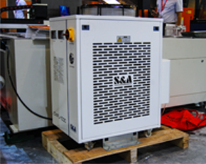 S&A特域CWFL-1000工業冷水機，冷卻光纖鐳射切割機