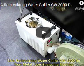 特域迴圈冷水機CW-3000冷卻非金屬雕刻機
