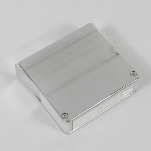 light guide, quartz + metal plastic cover, trapezium, 15mm*50mm*65mm*57mm H57mm, without coating