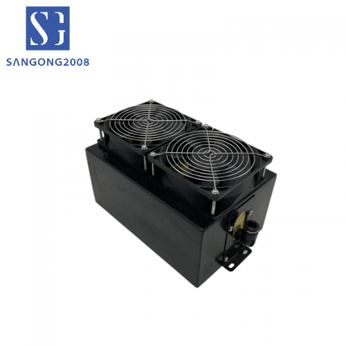 condenser for diode laser machine fans downwards fans backwards water cooling chiller cooler