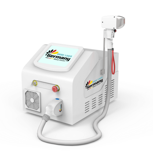 Portable diode laser, model LY06 Germany logo, 1 hand piece of model AMR, 1600W = 785nm 100W 5 bars + 808nm 100W 5 bars + 1064nm 100W 6 bars