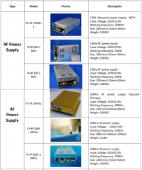 RF power supply FS-HF-250KHz FS-RF200-1Mhz FS-RF200-2Mhz FS-RF-30Mhz FS-RF100B -10MHz  FS-RF100C-10Mhz driver