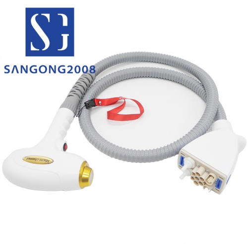 Model S Diode laser handle hand piece 808NM, 5 bars*100W=500W, 6 bars*100W=600W, US Coherent chip