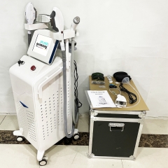 ESHR+ESHR+RF+yag laser machine+cavitation 9 hand pieces 2000W SHR power supply 1M RF power supply