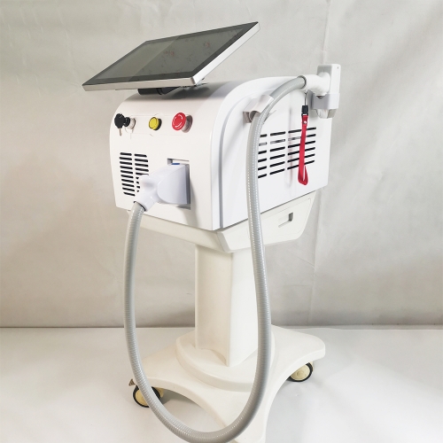 Portable diode laser machine model LY06 LY16, 808nm and 755nm 808nm 1064nm, 250W-1600W diode laser hand piece