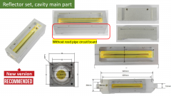 reflector set, cavity main part