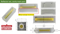 reflector set, cavity main part