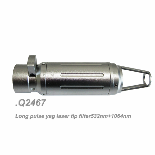 Long pulse yag laser tip filter, 532nm+1064nm 2 in 1, 0-6 adjustable focus/spot size