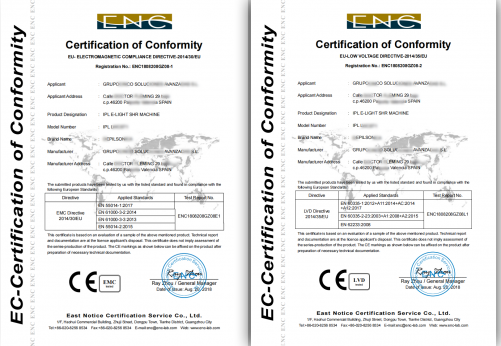 Certificate authentication EMC LVD certificate A2181 for machine