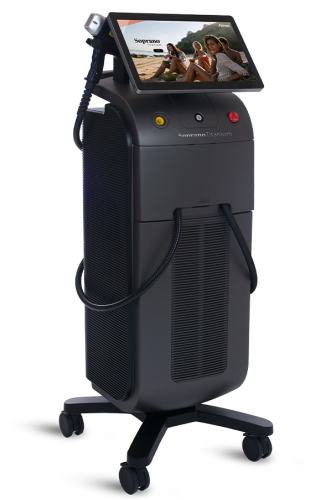 LY18 Alma diode laser machine with model PY-3 hand piece water chiller/ condenser