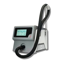 Q2162 Q2163 skin cooling machine, with chiller inside, chiller is a sensitive product for express