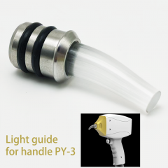 Q3928 light guide for PY-3 nose tip, with metal par and 2 sealing rings diode laser spare parts