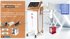 Emma D A2580 2400W Vertical 808nm LY18 diode laser machine for Hair Removal diode laser epilator