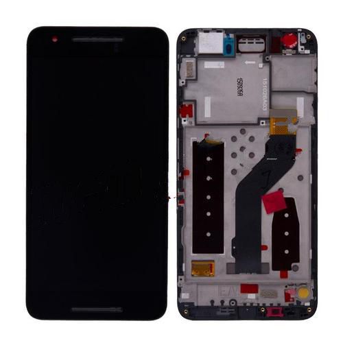 LCD Screen Display with Digitizer Touch Panel and Bezel Frame for Huawei Google Nexus 6P H1511/ H1512 - Black