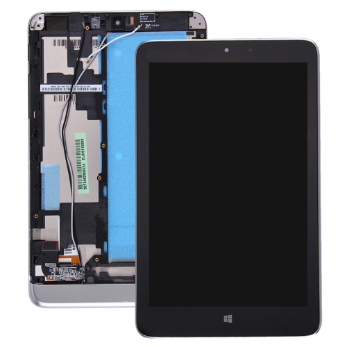 Lenovo Miix 2 8 inch LCD Screen + Touch Screen Digitizer Assembly with Frame(Black)