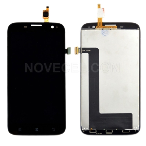 LCD Display + Touch Screen Digitizer Assembly Replacement for Lenovo A859(Black)