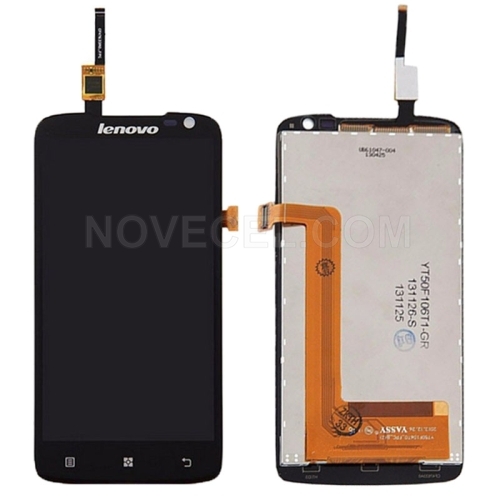 LCD Display + Touch Screen Digitizer Assembly Replacement for Lenovo S820(Black)