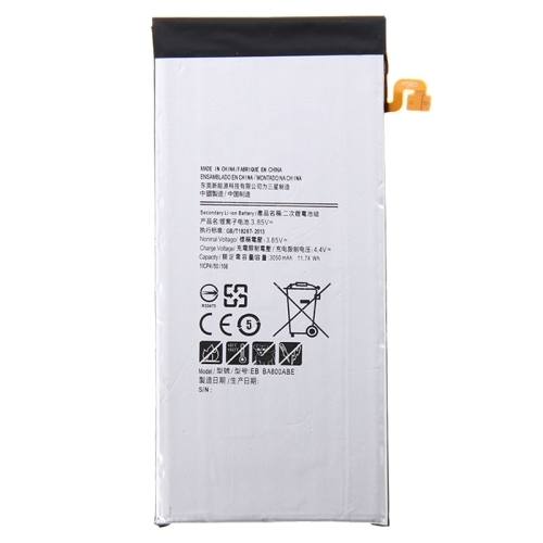 3050mAh OEM Li-ion Battery Replacement for Galaxy A8 SM-A800F