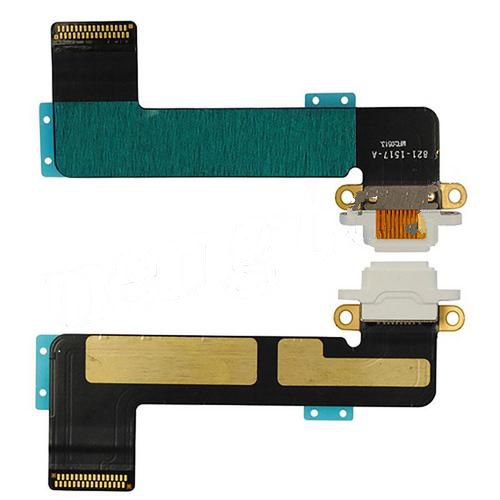 Charging Port with Flex Cable for iPad mini-White