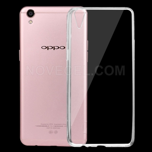 OPPO R9 Plus 0.75mm Ultra-thin Transparent TPU Protective Case(Transparent)