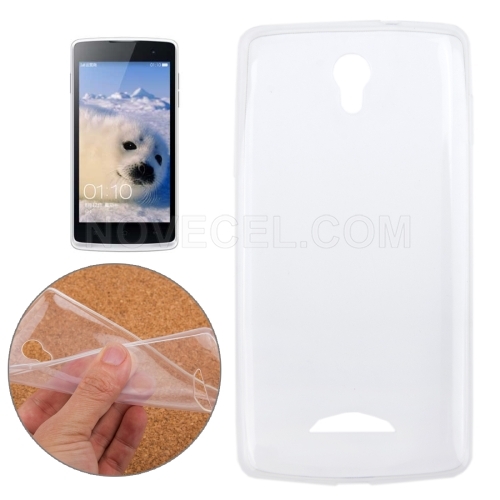 0.75mm Ultra-thin Transparent TPU Protective Case for OPPO R2017/R2001