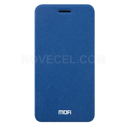 MOFI OPPO R9s Plus Crazy Horse Texture Horizontal Flip Leather Case with Holder(Dark Blue)