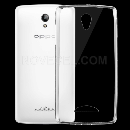 OPPO R2017 0.75mm Ultra-thin Transparent TPU Protective Case(Transparent)