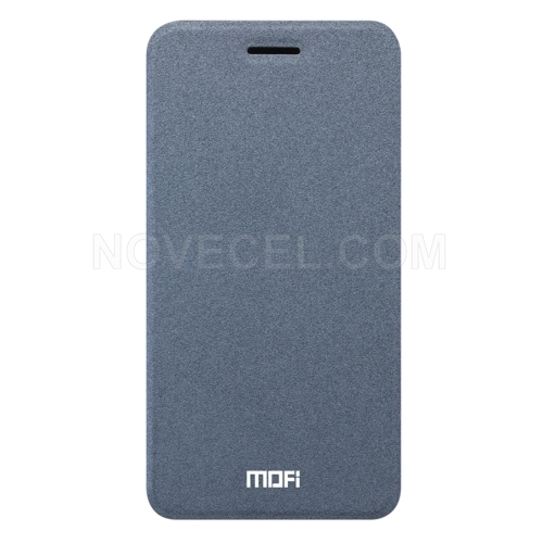 MOFI OPPO R9s Crazy Horse Texture Horizontal Flip Leather Case with Holder(Grey)