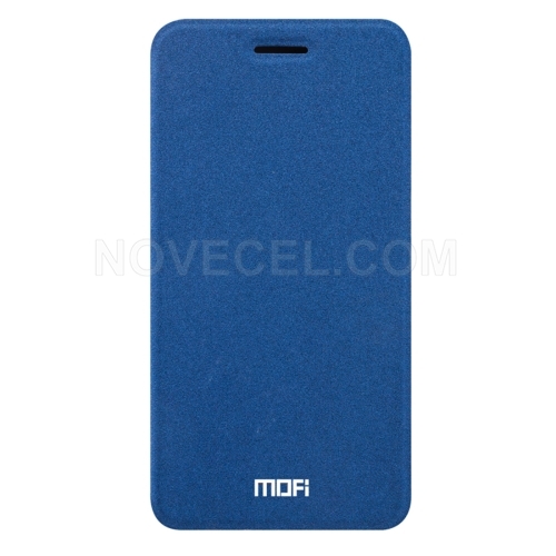 MOFI OPPO R9s Crazy Horse Texture Horizontal Flip Leather Case with Holder(Dark Blue)