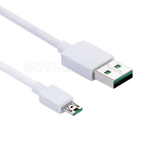 1m Original OPPO Fast Charging Micro USB Cable for R9 Plus / R7 / R7 Plus / N3 / R5 / U3 / Find7 / R7S Phone(White)