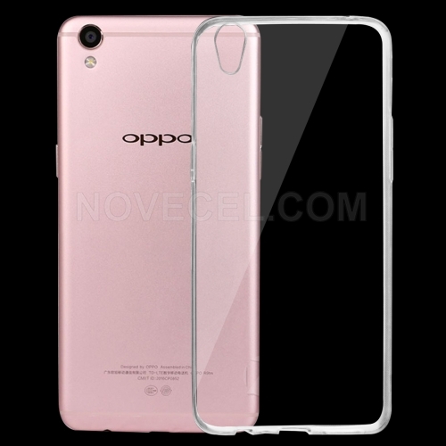 OPPO R9 0.75mm Ultra-thin Transparent TPU Protective Case(Transparent)