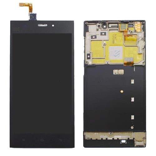 Xiaomi Mi 3 (WCDMA Version) LCD Screen + Touch Screen Digitizer Assembly with Frame(Black)